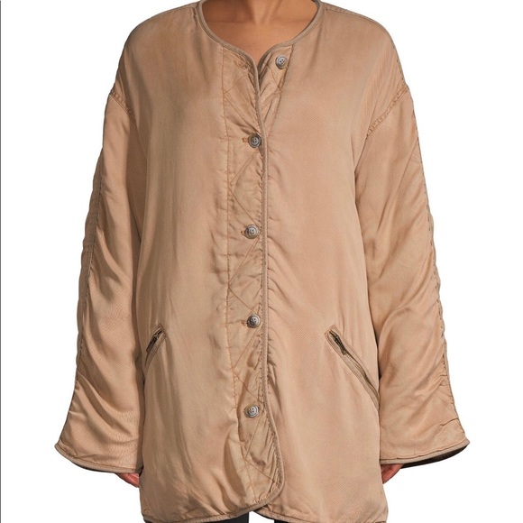 Free People Jackets & Blazers - Free People Reversible Faux Fur-Lined Jacket